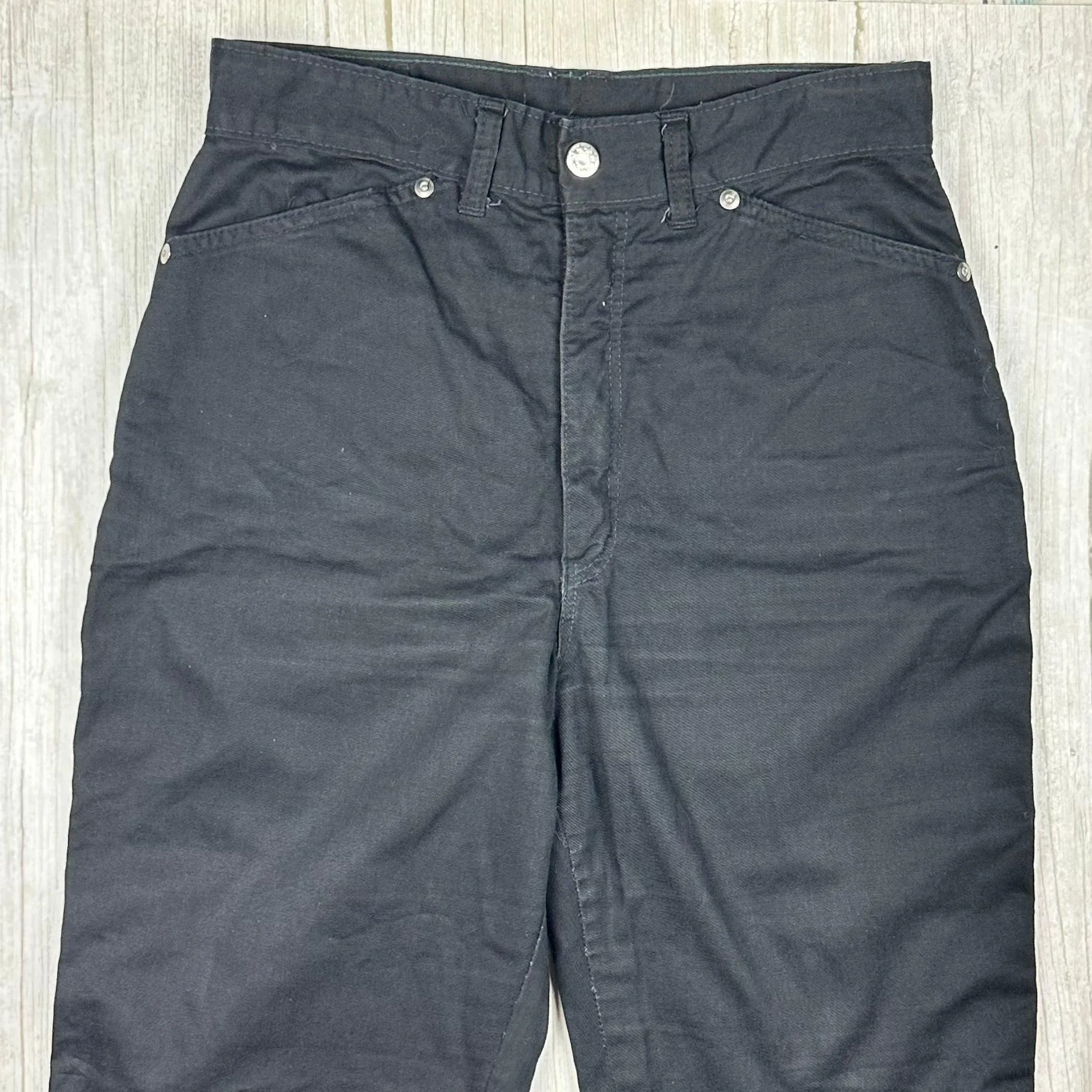 1970's AMCO Peaches Vintage Rare Australian Made Black Jeans