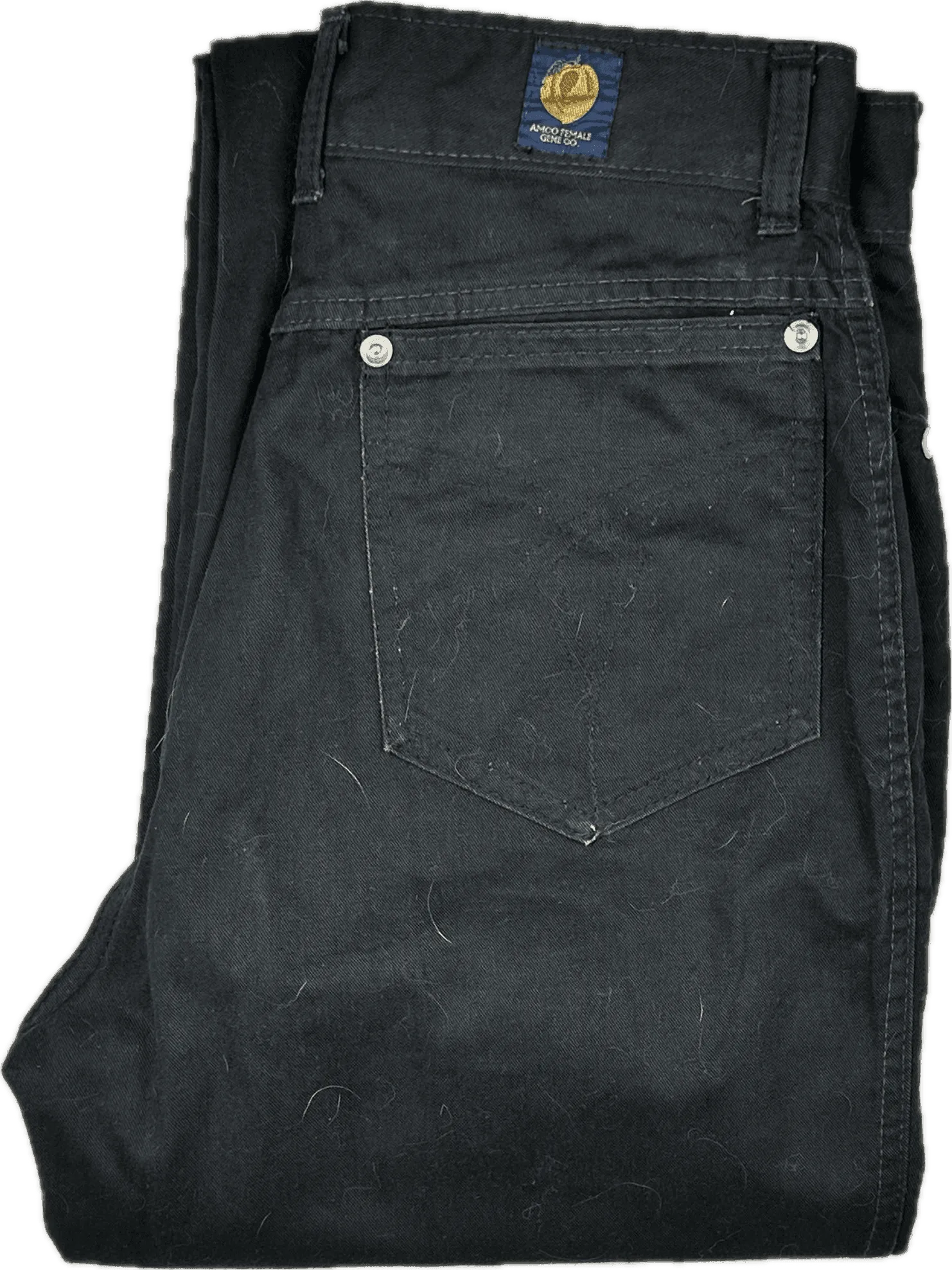 1970's AMCO Peaches Vintage Rare Australian Made Black Jeans