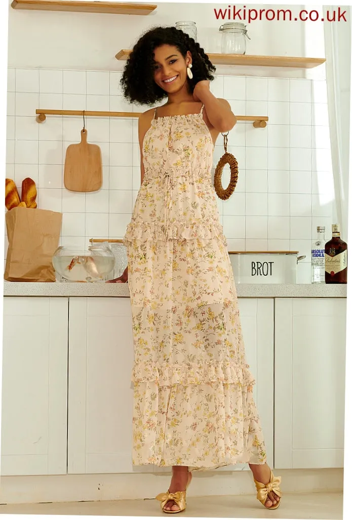 A-line Neck Square Formal Dresses Joan Dresses