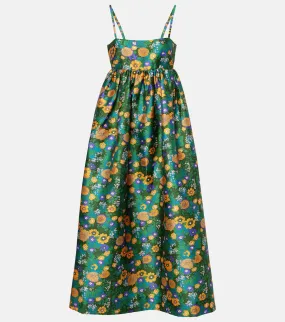 Al√É¬©mais Printed open-back midi dress