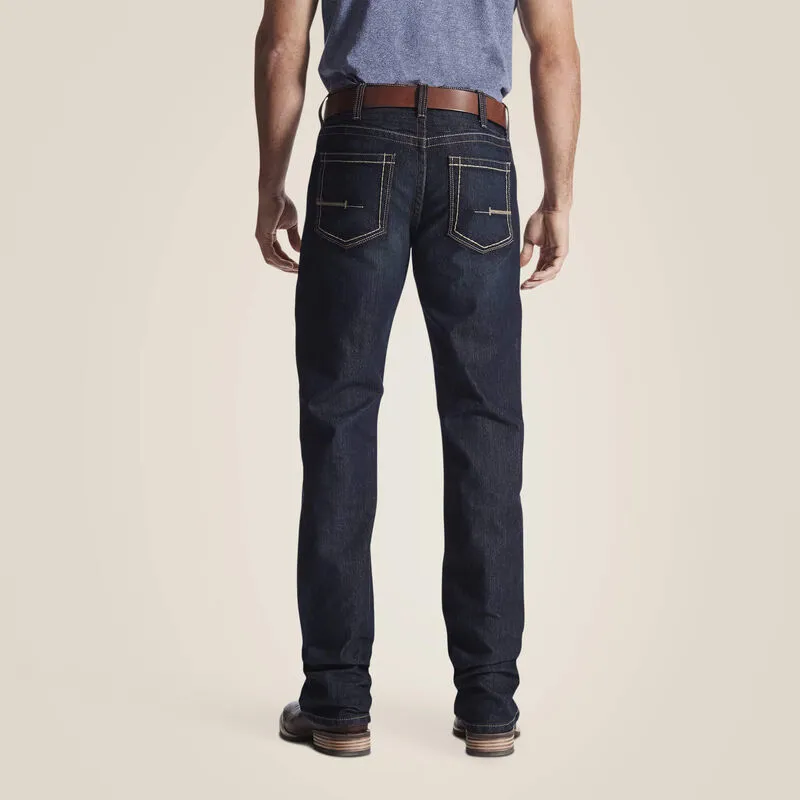 ARIAT Men's Rebar M4 Relaxed DuraStretch Edge Boot Cut Jean