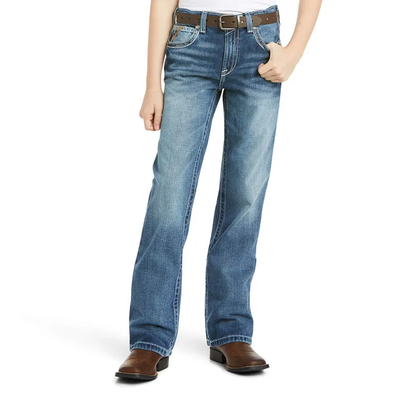 BOYS ARIAT B4 COLTRANE RELAXED BOOT CUT JEANS
