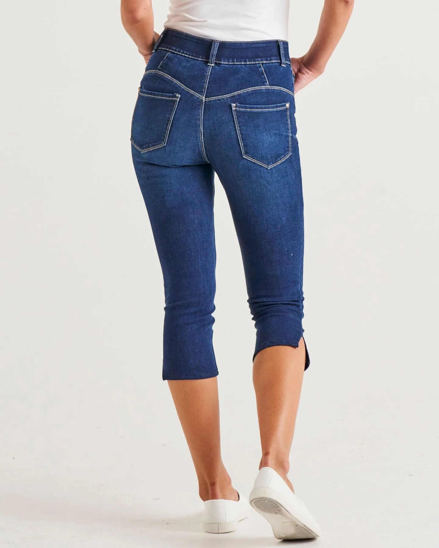 Camila Crop Jeans - Midnight Denim