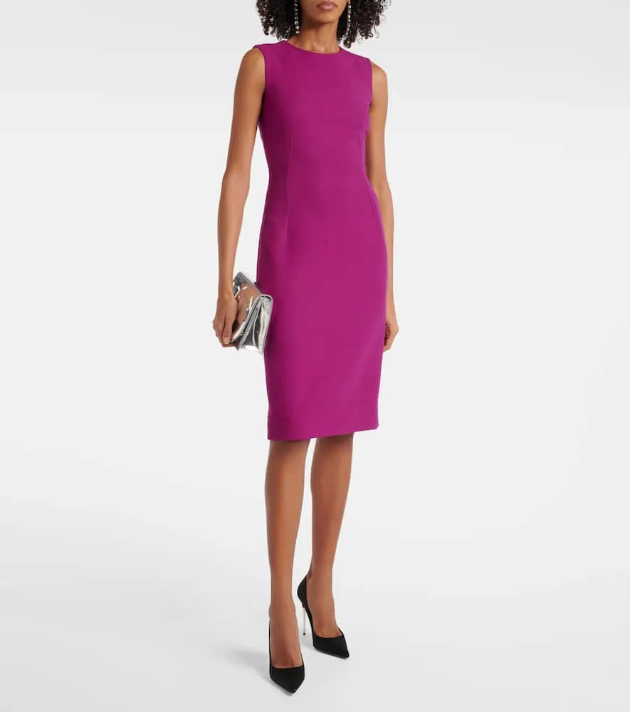 Dolce&Gabbana Wool crepe minidress