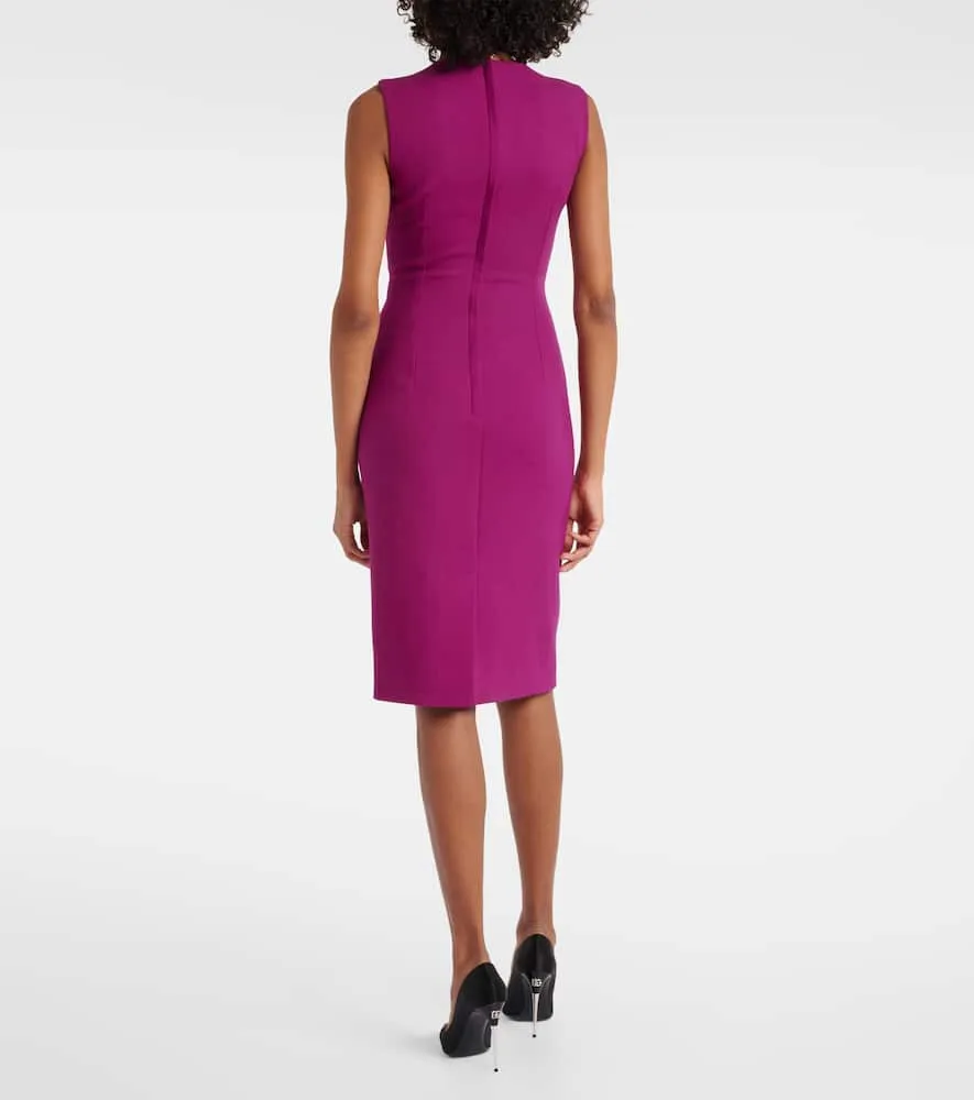 Dolce&Gabbana Wool crepe minidress