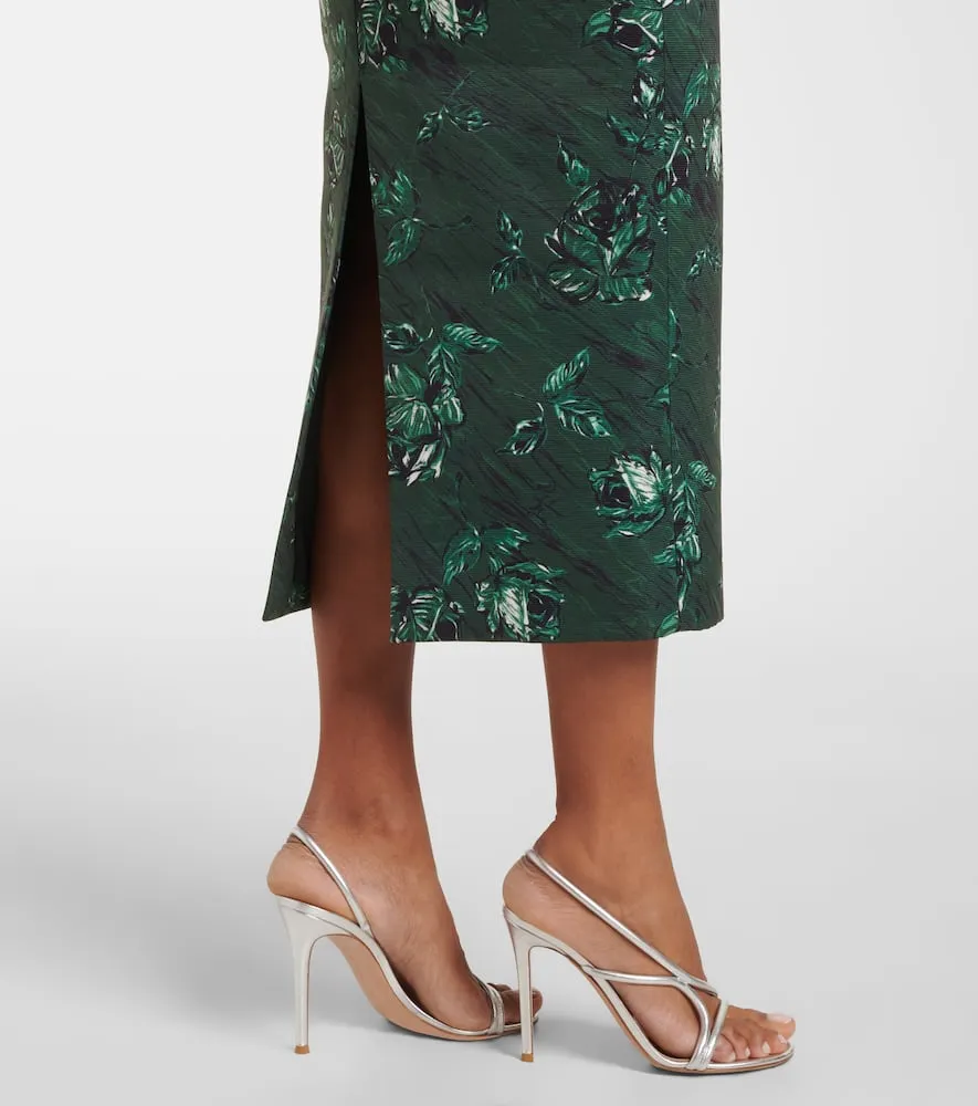 Emilia Wickstead Keeley floral bustier dress