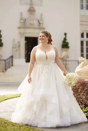 Empire Plus Size Wedding Gown