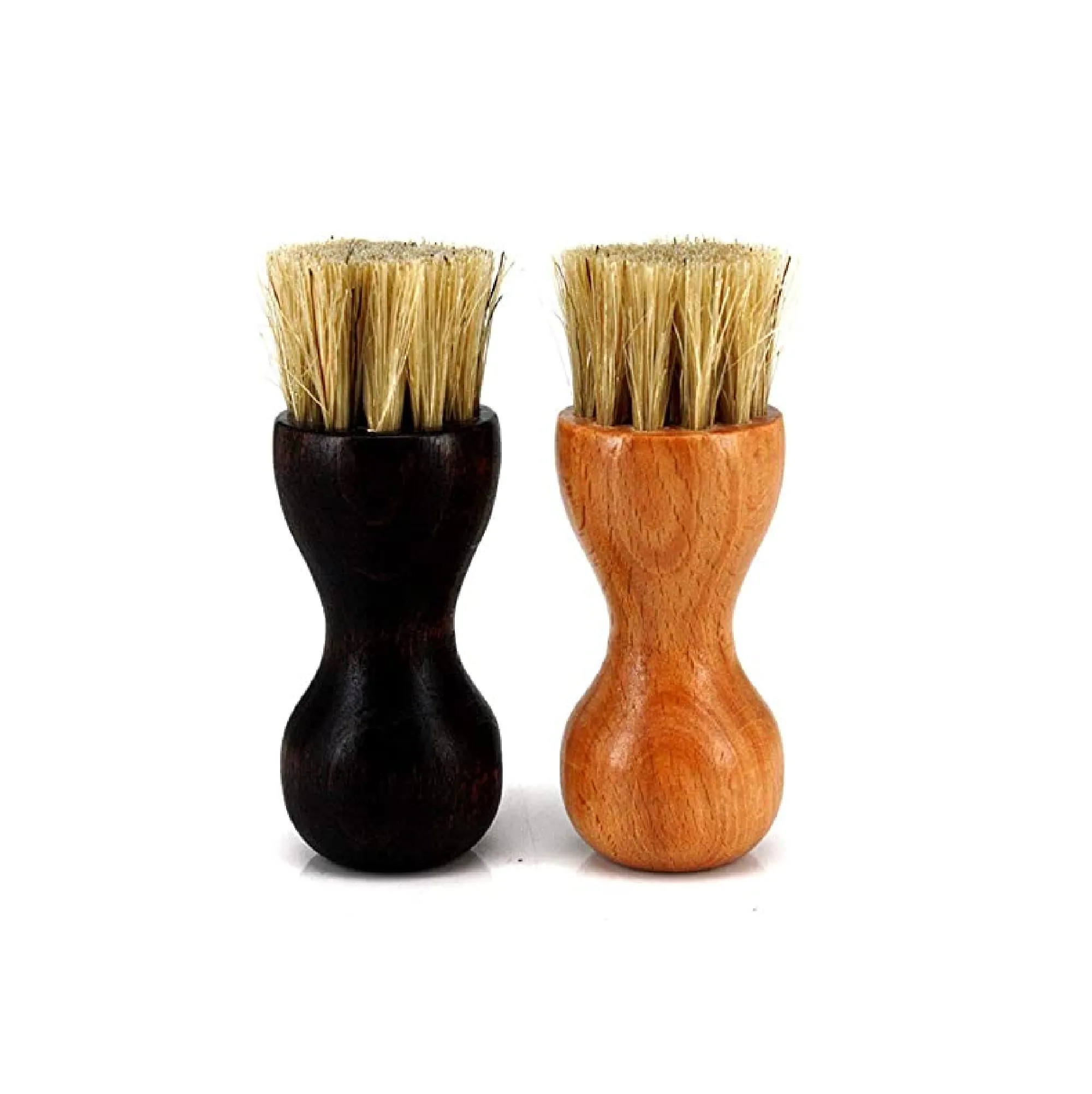 EvaGO 2 Pcs Shoe Shine Brushes Kit Shoe Dauber Polish Applicator for Women Men Boots