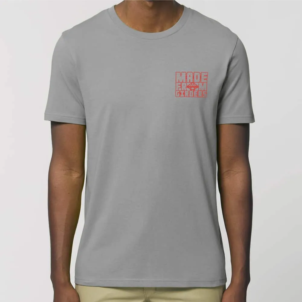 Forth Bridges Girders Unisex T-shirt - pale grey
