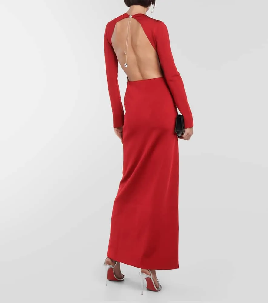 Galvan Long-sleeved gown