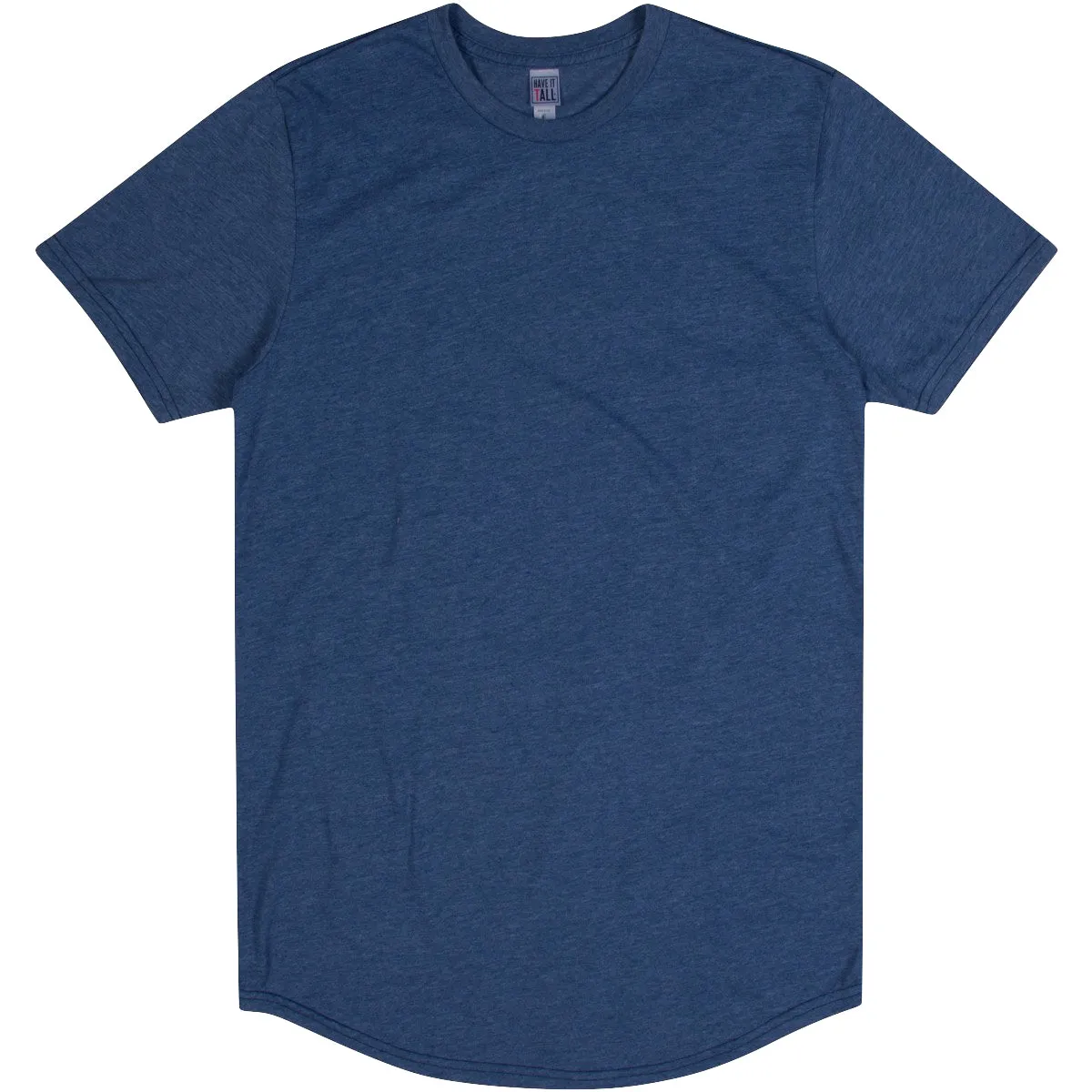 Have It Tall  Curved Hem Soft Blend T Shirt