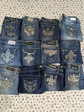 HD027 Ladies Y2K Flared Jeans - 24 pcs