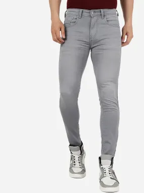 Light Grey Solid Urban Fit Jeans | Greenfibre