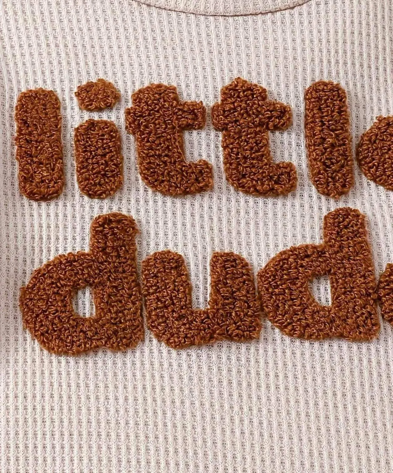 Little Dude Brown Short Sleeve Set