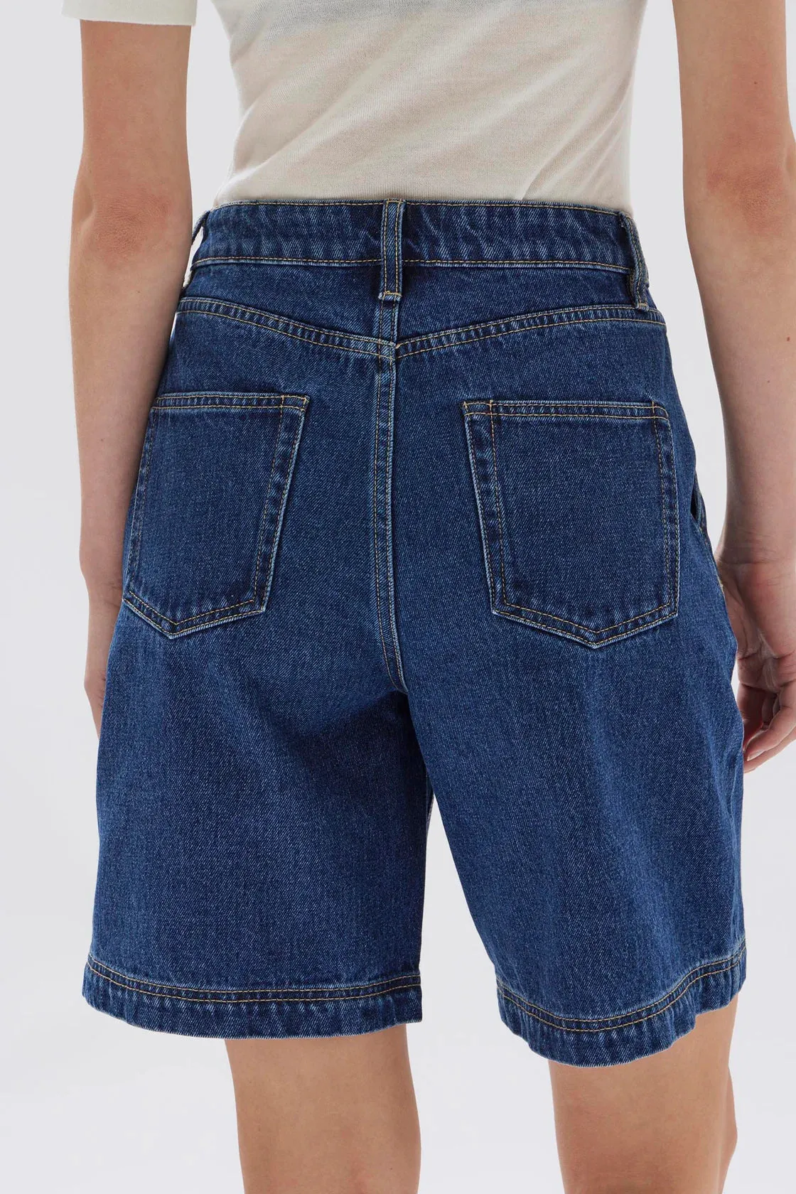 LONGLINE DENIM  SHORT | HERITAGE BLUE