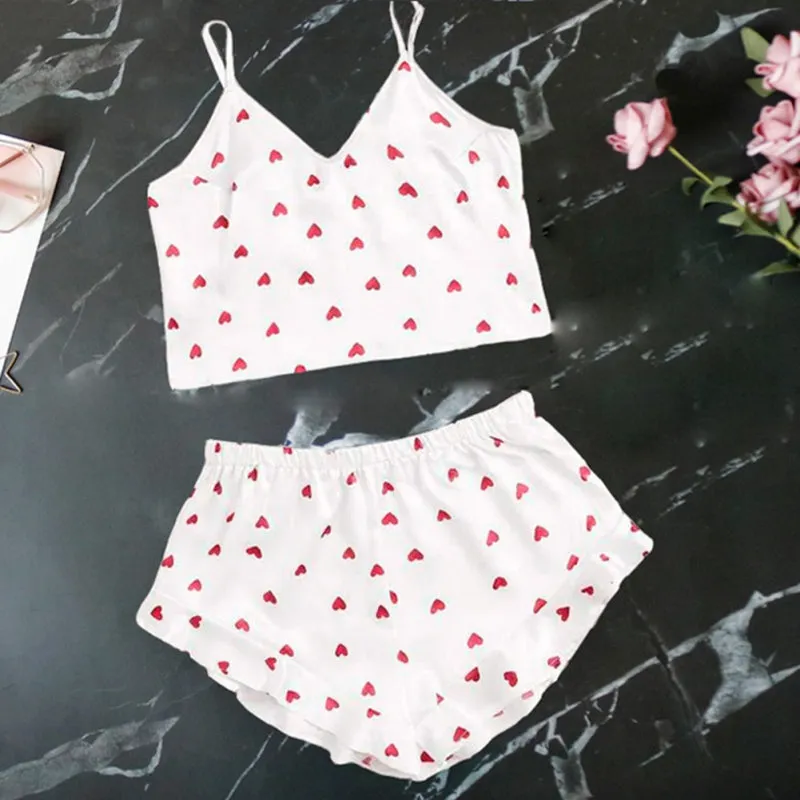 Pajama Set Sleeveless Sling