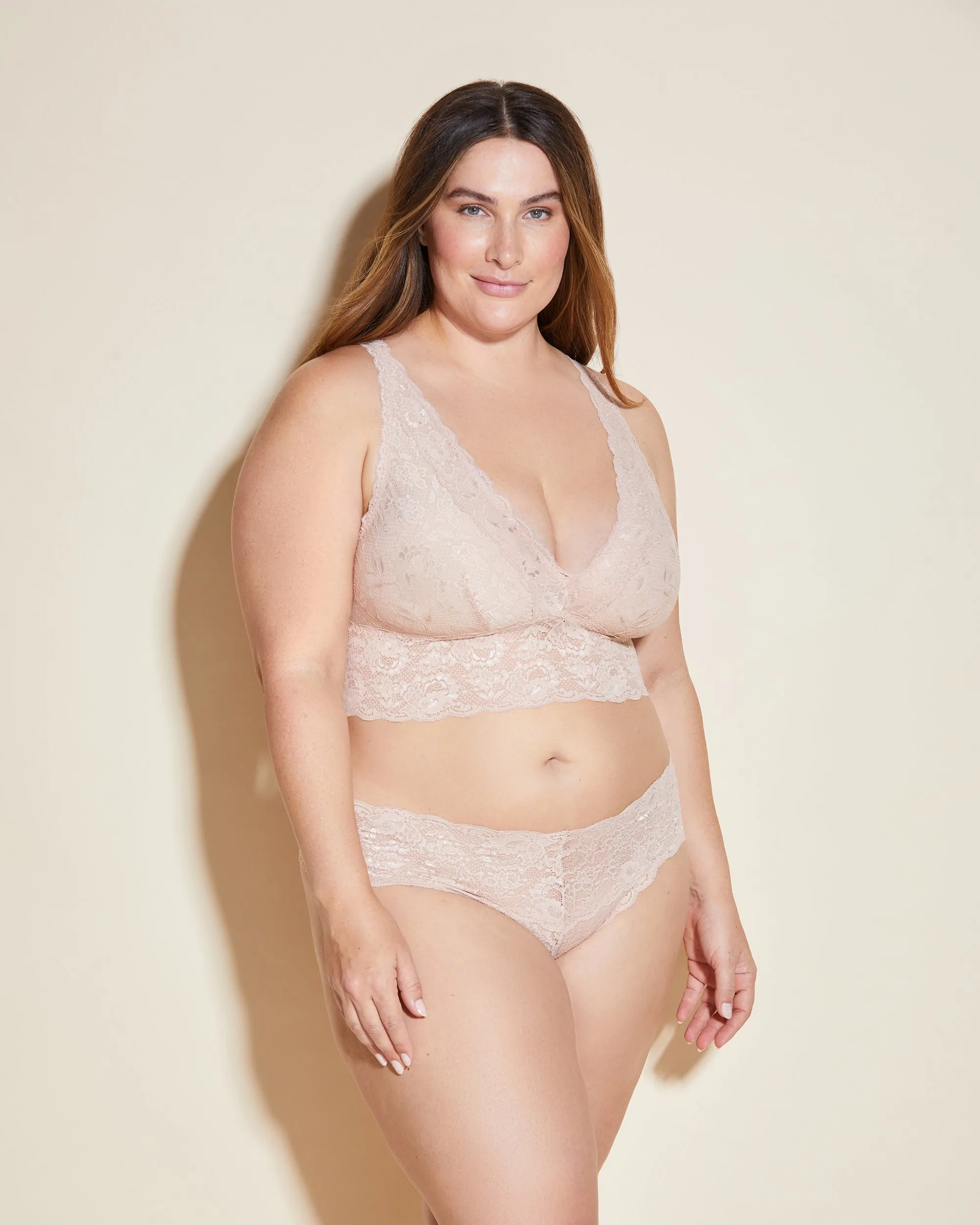 Plungie Longline Bralette In Erweiterten Plus Sizes