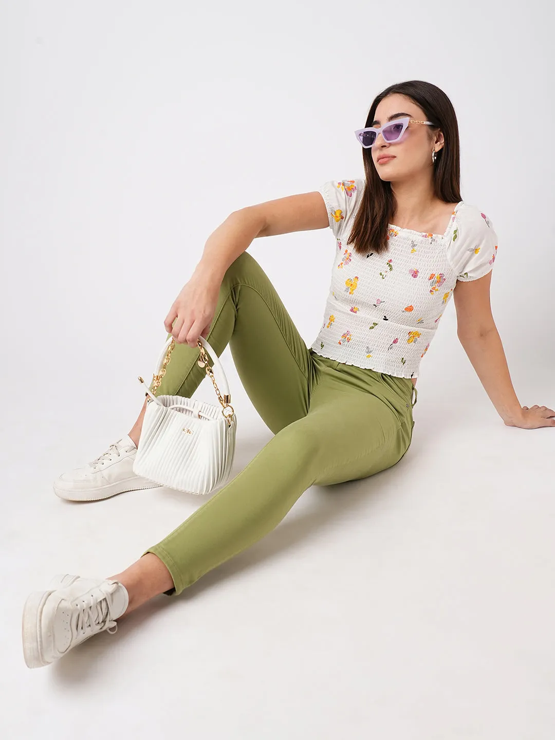 Women High-Rise Skinny Fit Jeans