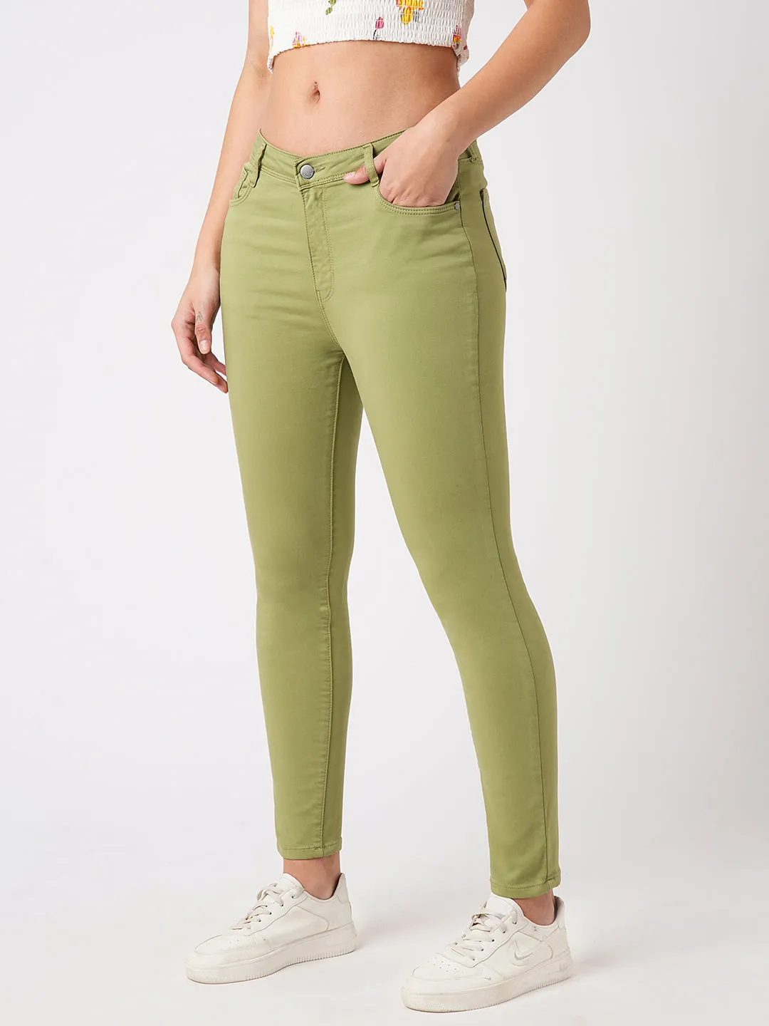 Women High-Rise Skinny Fit Jeans