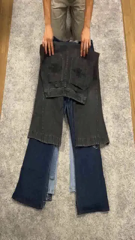Y2K jeans women flared, 19 pieces